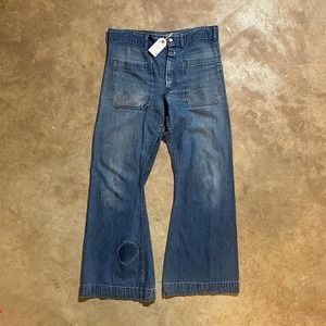 True Vintage Repaired Flared Seafarer Pants